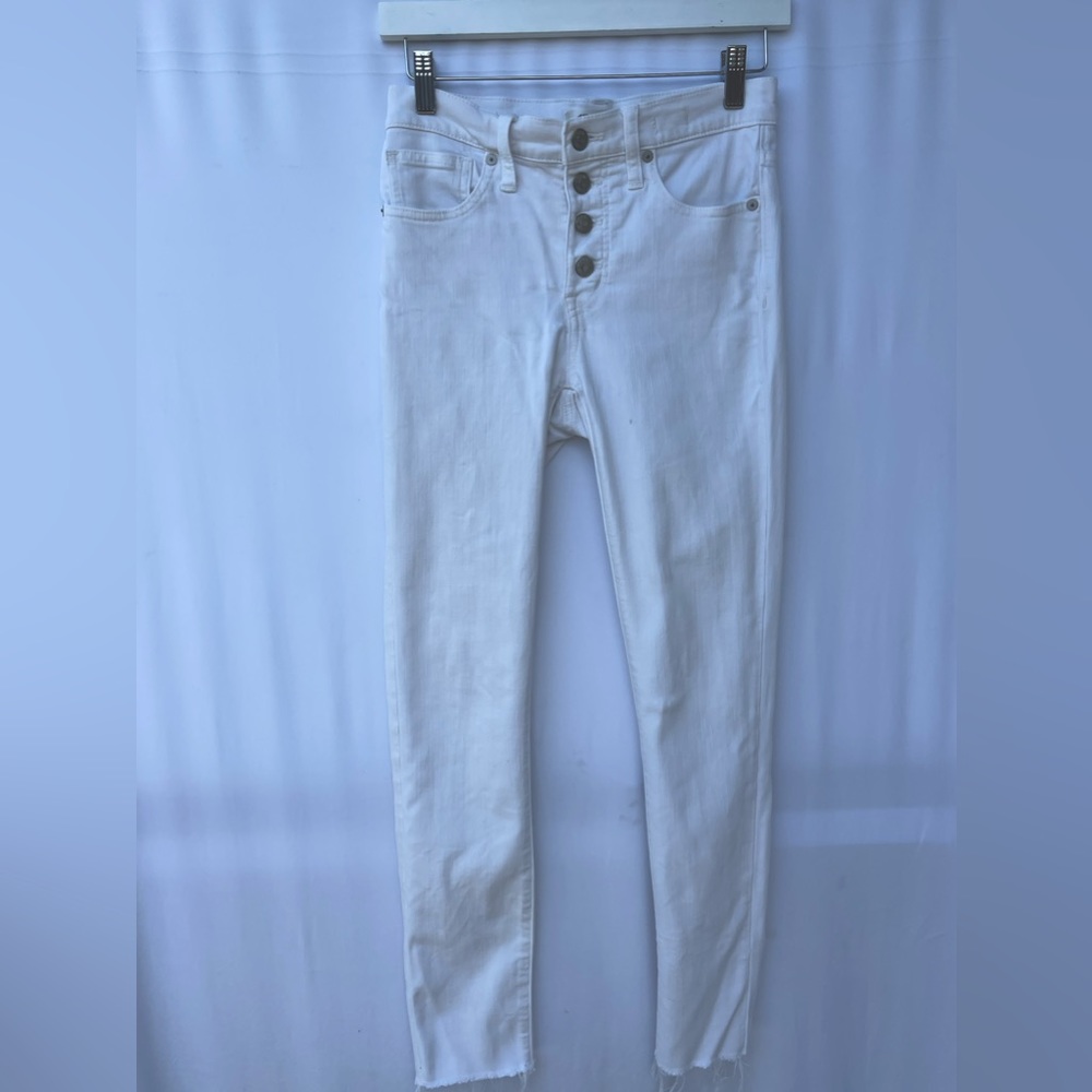 MADEWELL Mid Rise Cropped Skinny Jeans